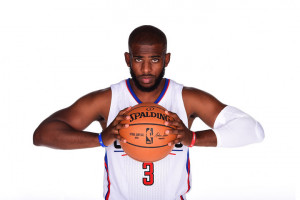PLAYA VISTA, CA - SEPTEMBER 26: Chris Paul #3 of the Los Angeles Clippers poses for a portrait during the 2016-2017 Los Angeles Clippers Media Day on September 26, 2016 at the Los Angeles Clippers Training Center in Playa Vista, California. NOTE TO USER: User expressly acknowledges and agrees that, by downloading and/or using this Photograph, user is consenting to the terms and conditions of the Getty Images License Agreement. Mandatory Copyright Notice: Copyright 2016 NBAE (Photo by Juan Ocampo/NBAE via Getty Images)
