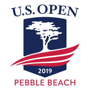 The 119th U.S. Open Championship at Pebble Beach logo, designed and created by Hooray Agency.