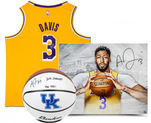Upper Deck’s new Anthony Davis memorabilia collection kicks off with exclusive signed and inscribed basketballs as well as autographed home, away and alternate design jerseys and unique signed images. Fans can view and purchase the items starting today at https://upperdeckstore.com/anthony-davis